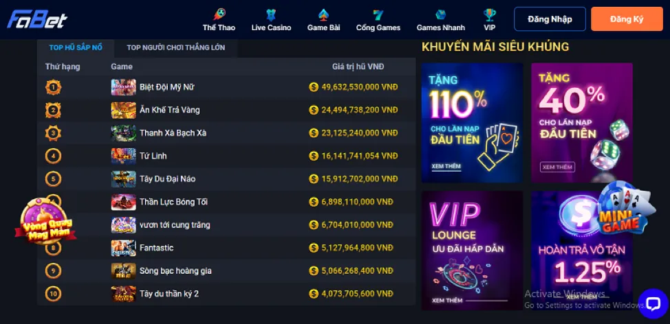 Hình ảnh đa dạng các trò chơi trên jb77 app bao gồm thể thao, casino, slot, bắn cá và đá gà